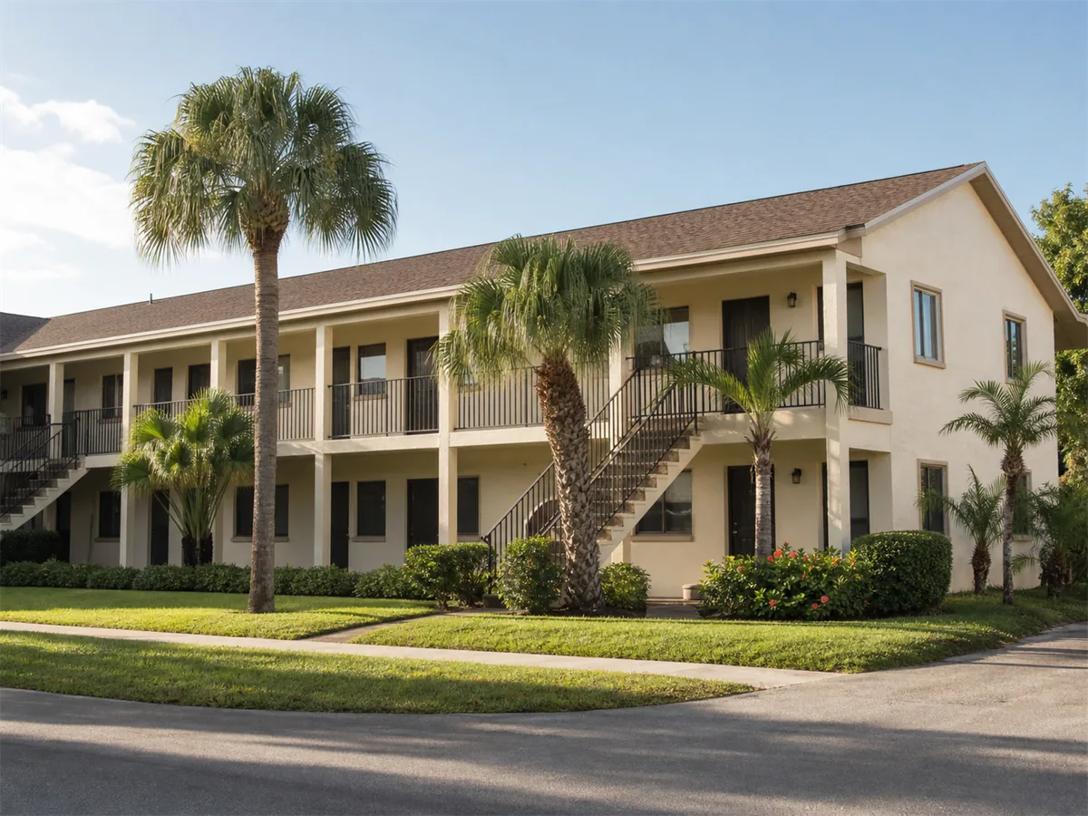 Small multifamily apartment building