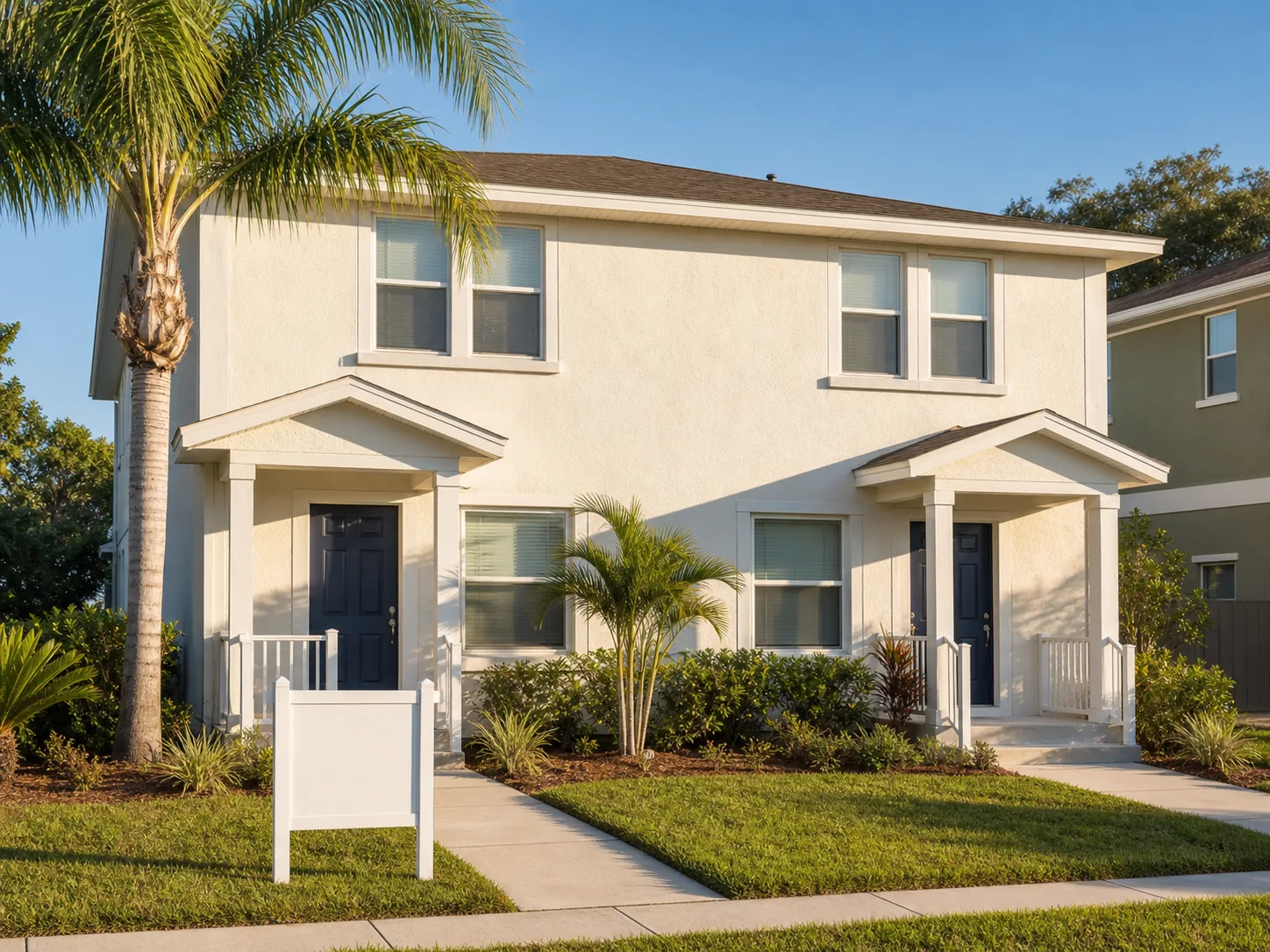 Sunlit duplex investment property